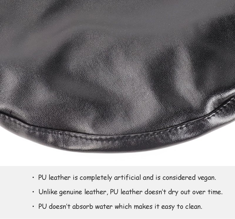 Wheebo PU Leather Berets for Women French Beret Hats Artist Painter Hat Classic Solid Style - Image 4